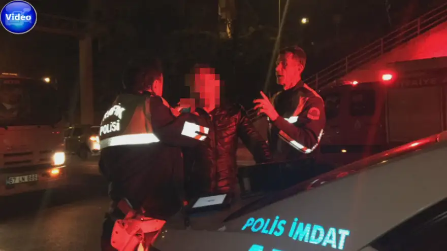 Kaza yaptı, ayakta durmakta zorlandı…