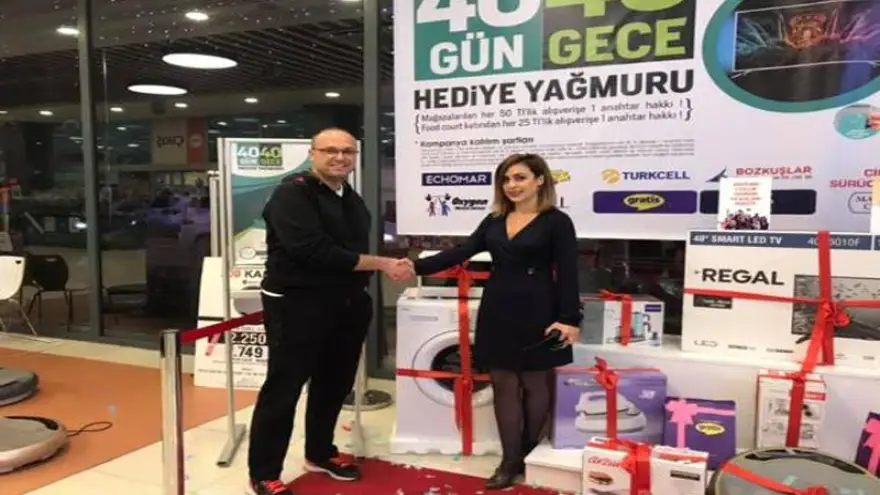 Ereylin AVM’ de 40 Gün 40 Gece Hediye Yağmuru