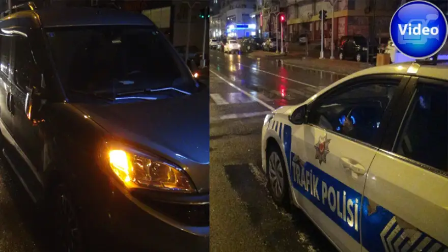 Kamyonet yayaya çarptı…