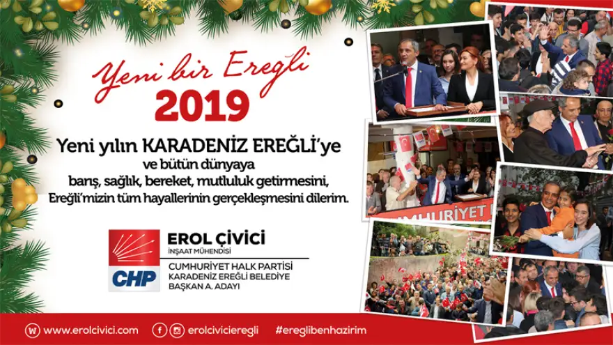 Erol Çivici'nin yeni yıl mesajı...