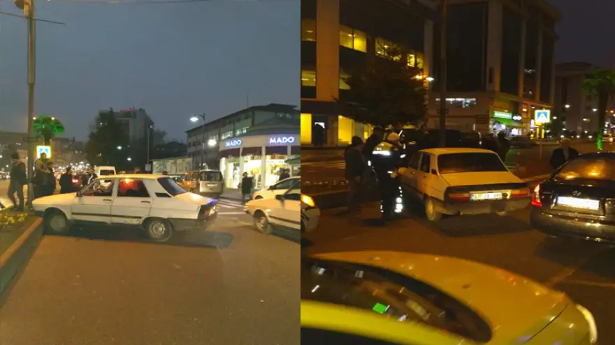 Önce çarptı sonra kaçtı
