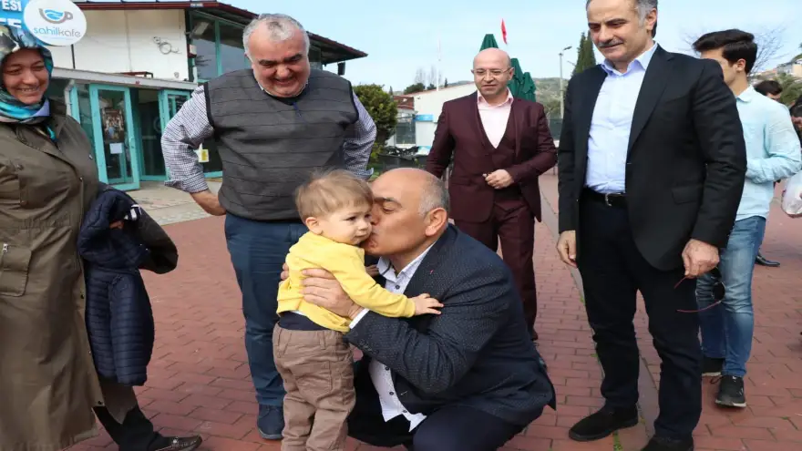 Vatandaşlar, “Yanındayız başkan” 