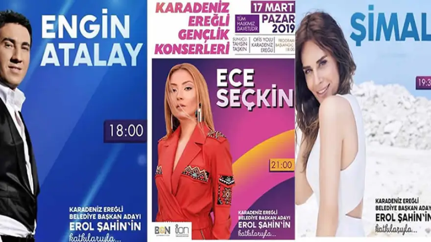 Ereğli'de halk konseri...