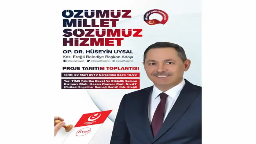 Başkan Uysal'dan proje tanıtımına davet...