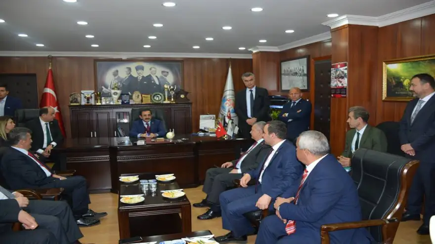 Bakan Yardımcısı Aksu, Başkan Demirtaş'ı ziyaret etti