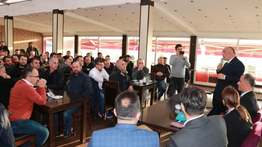 Erol Şahin’e madencilerden destek…