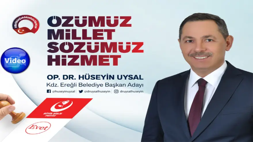 Uysal'ın seçim klibi yayında...