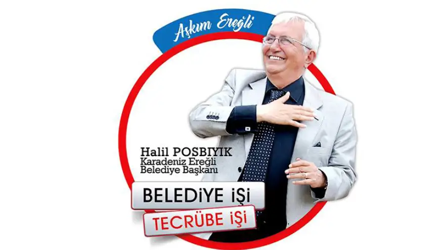 Halil Posbıyık, Belediye'yi devr alıyor...