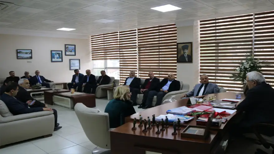 Muhtarlar, Başkan Posbıyık'ı ziyaret etti...
