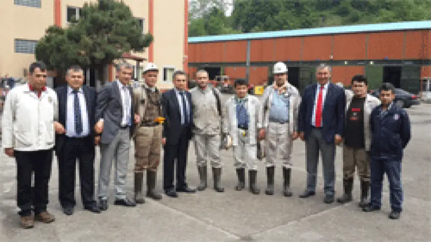 ALABAŞ, GELİKTE MADENCİLERİ ZİYARET ETTİ