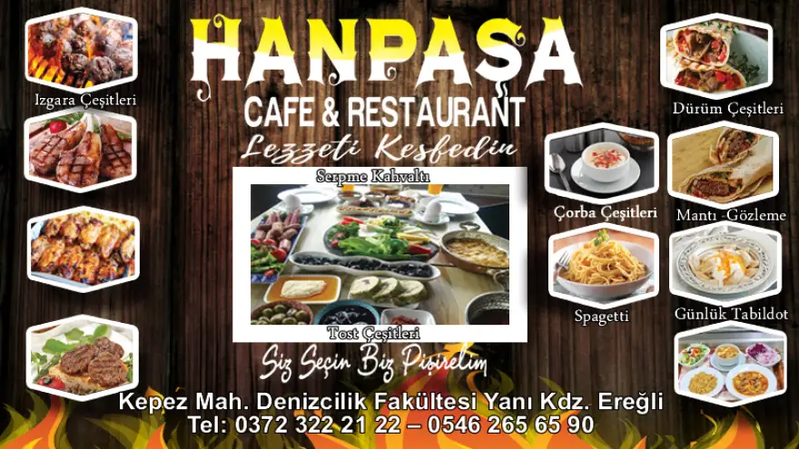 Hanpaşa Kafe ve Restaurant'a davetlisiniz...