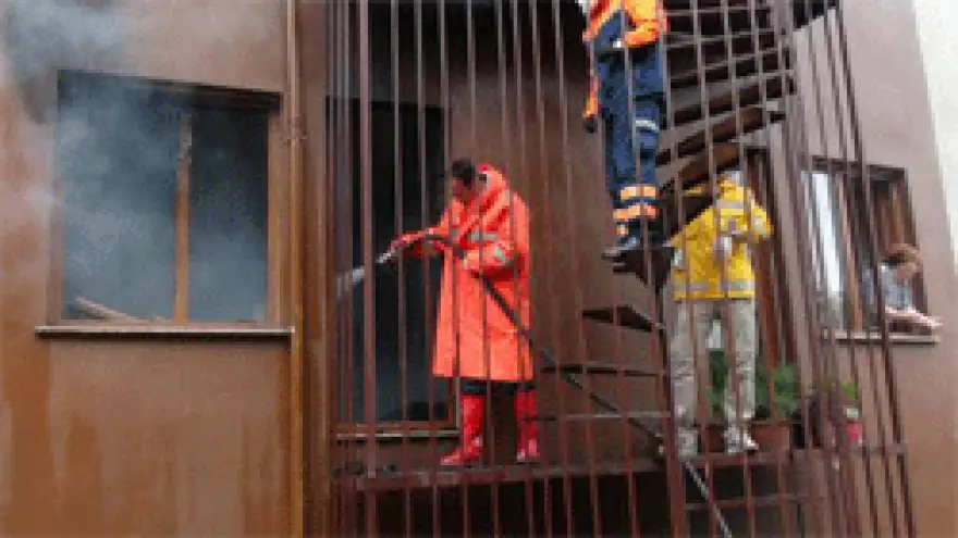 ZONGULDAK'TA YANGIN:1 ÖLÜ 1 YARALI