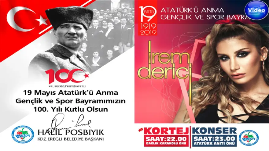 Posbıyık: “100. Yıl coşkusunda EREĞLİ’DE buluşalım"