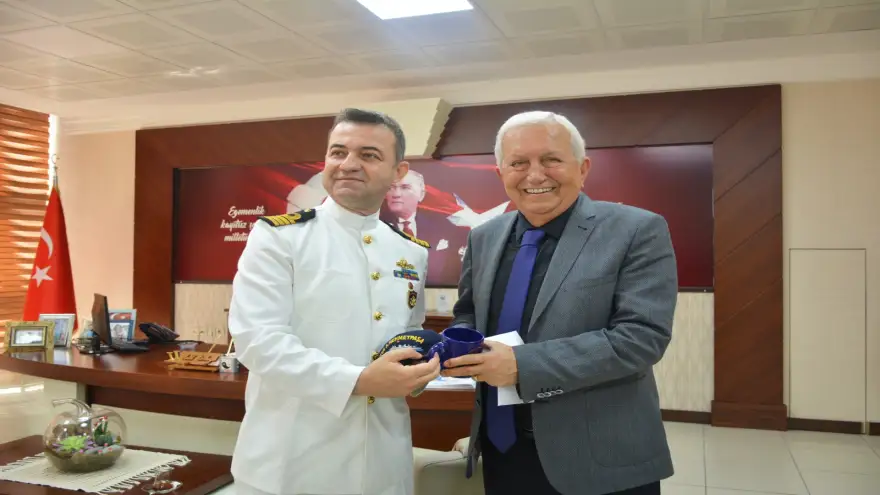 Başkan Posbıyık’a Gemi Komutanlarından ziyaret…