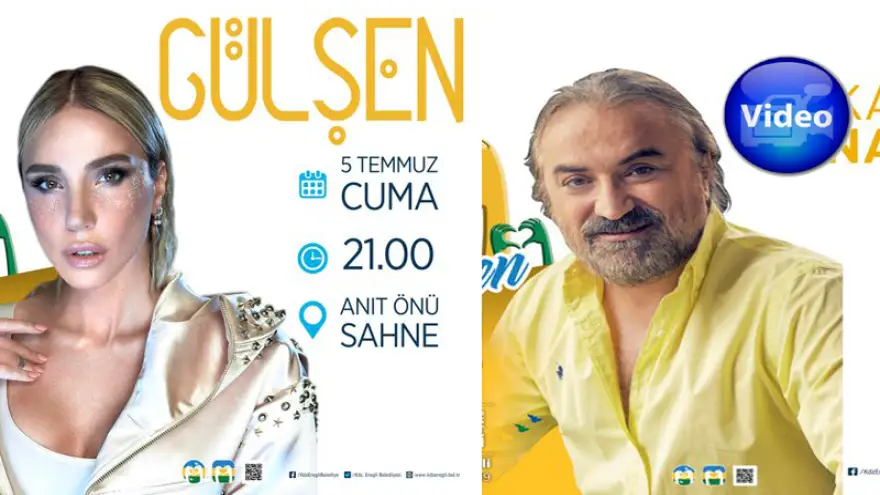Festival’ de ilk akşam Gülşen ve Konak çıkacak…
