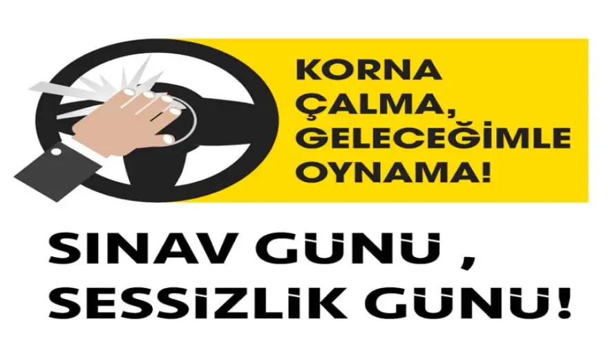Hafta sonu sınav var, sessizlik lütfen