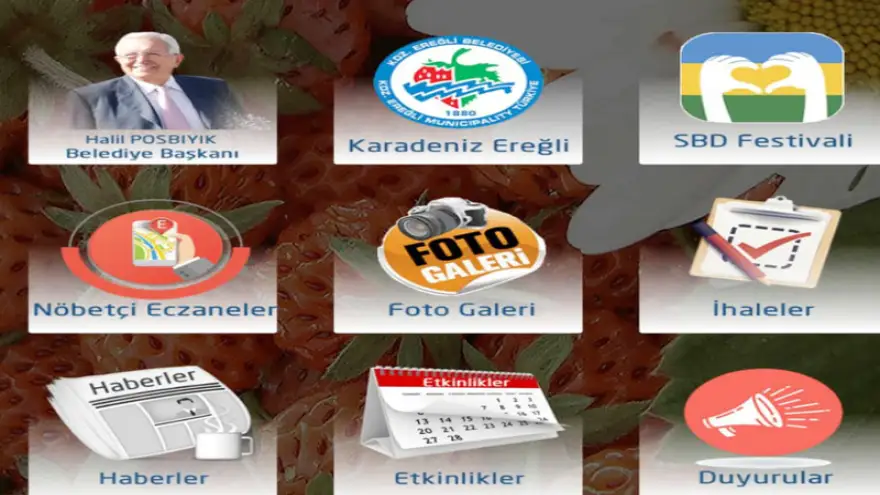 Kdz. Ereğli Belediyesi mobil uygulamada...