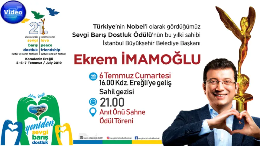 İmamaoğlu, cumartesi günü Ereğli'de...