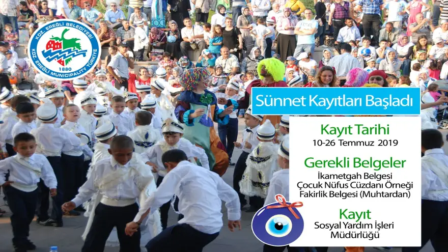 Sünnet şöleni kayıtları başladı...