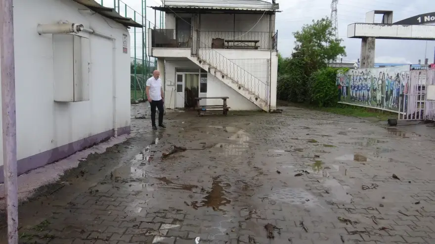 Ereğli Belediye Spor Kulübü Kışla Tesislerini su bastı