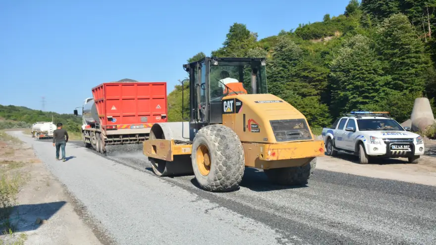Ereğli’de Asfalt Çalışmaları Başladı..