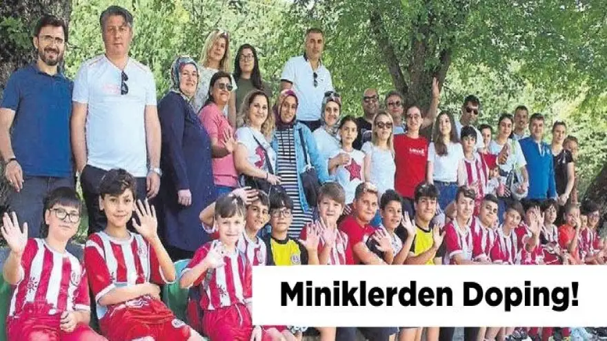 Miniklerden doping!