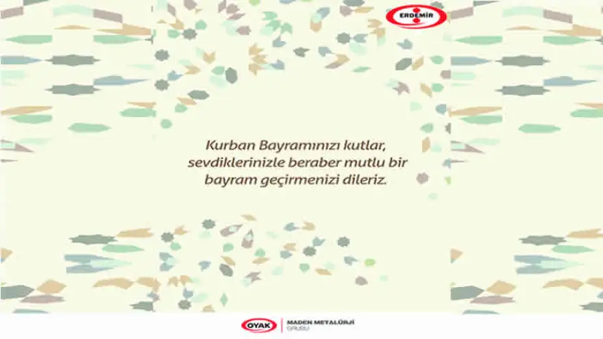 Erdemir Kurban Bayramınız Kutlu Olsun