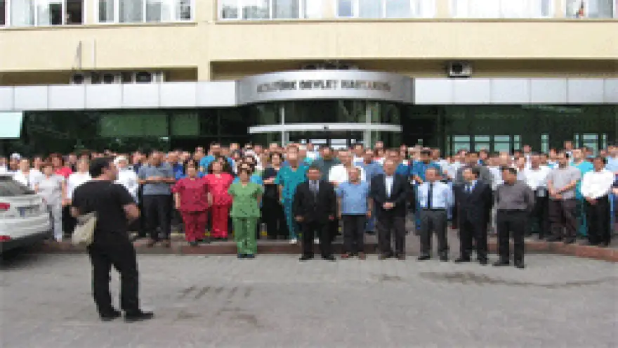 SOMA İÇİN SAYGI DURUŞUNDA BULUNDU