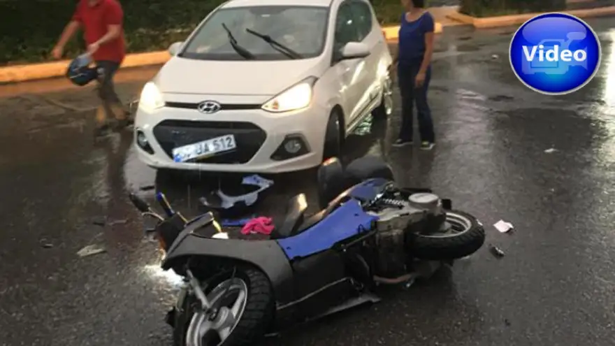 Trafik kazası: 1 Yaralı