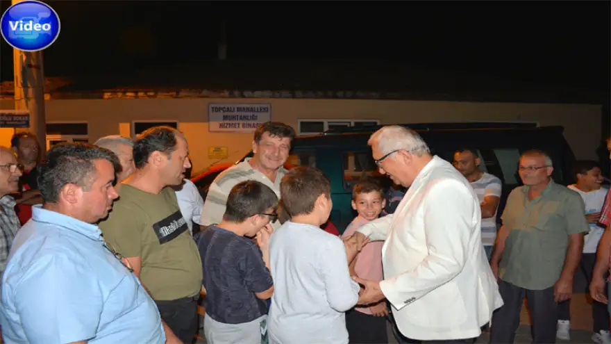 Açık hava sinema keyfi Topçalı'daydı