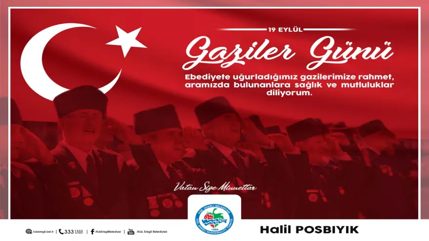 Gazilerimizin önünde saygıyla eğiliyoruz...