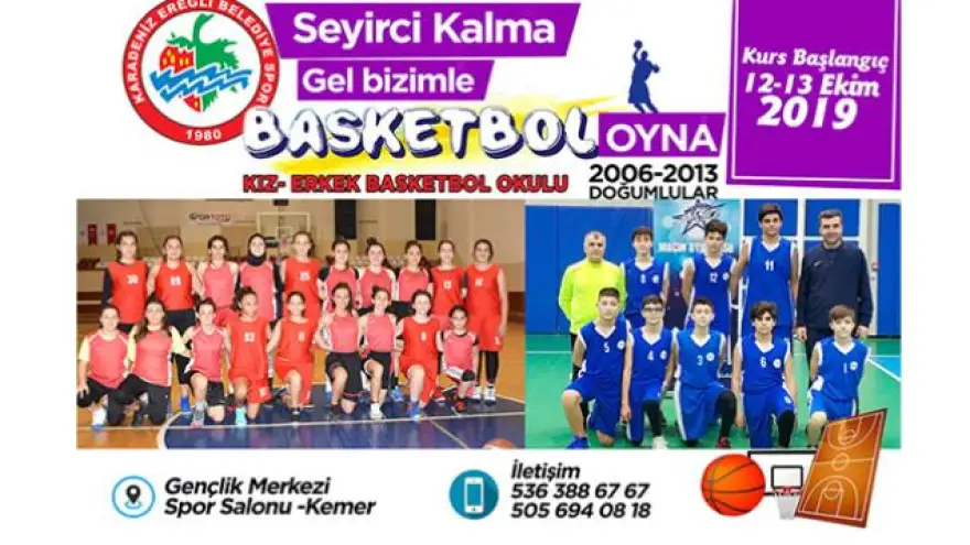 Ereğlispor Basketbol Okulu açılıyor!