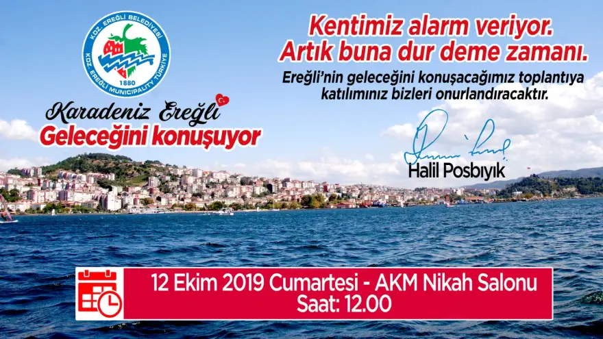 Ereğli geleceğini konuşuyor...