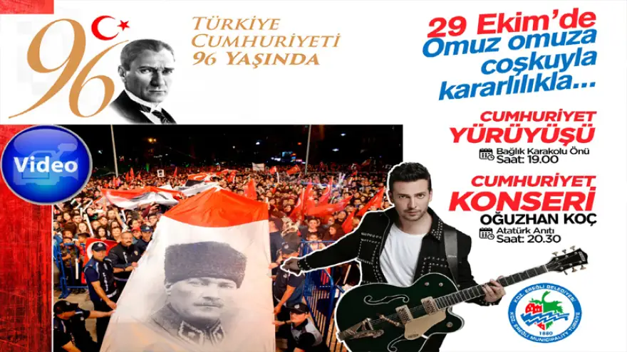 29 Ekim'e çoşkulu kutlama