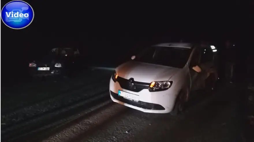 Sürücü alkollü, araçlar perte çıktı