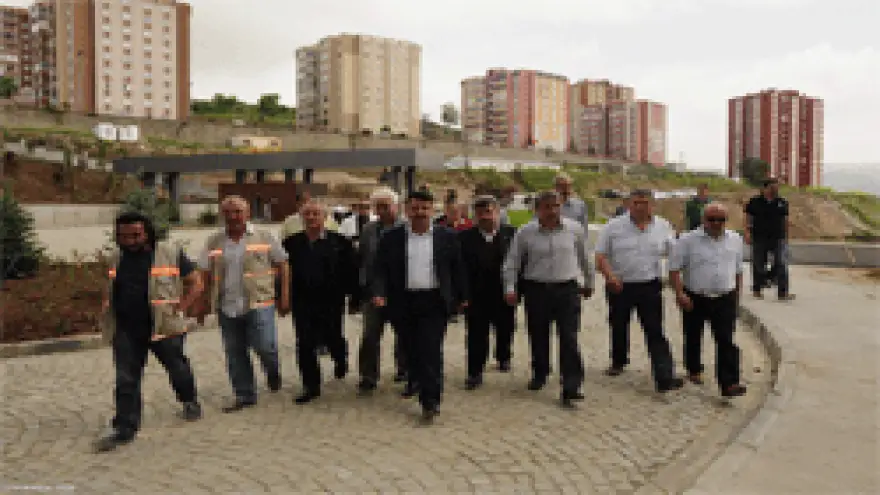 ÇAKIR VE EKİBİ YENİ HASTANEDE İNCELEMELERDE BULUNDU