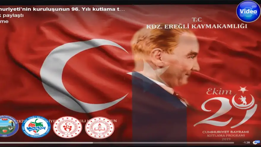 Kaymakamlık'tan 96. Yıl Kutlama programına davet