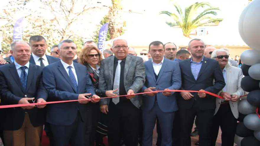 Marina, düzenlenen törenle hizmete açıldı..