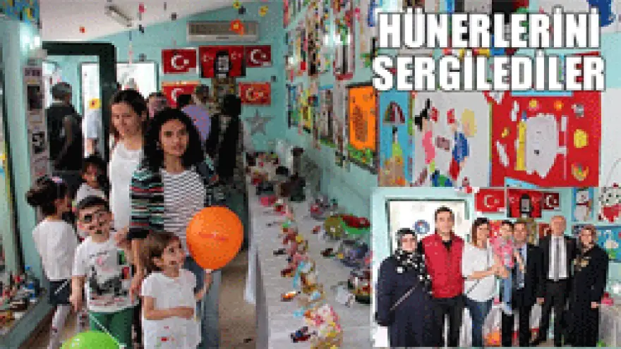 GONCALI ÖĞRENCİLER HÜNERLERİNİ SERGİLEDİ