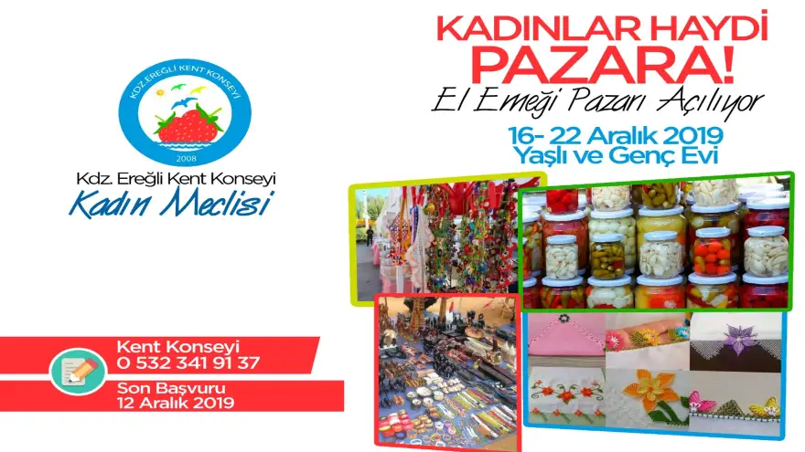 Kadınlar haydi pazara...