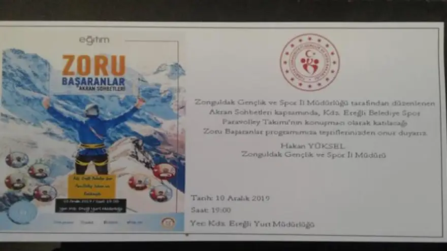  “Akran Sohbetleri” çerçevesinde “Zoru Başaranlar”