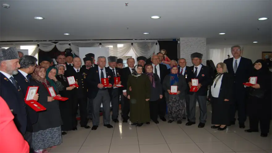 Milli mücadele madalyası ve berat töreni düzenlendi...