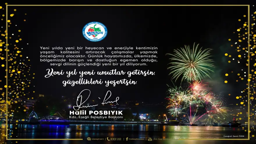 Başkan Posbıyık’tan yeni yıl mesajı