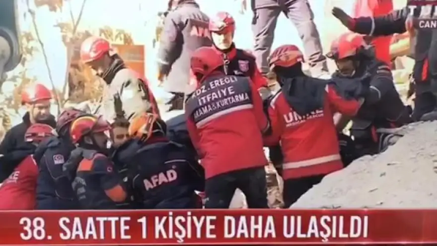 İtfaiyemiz enkaz altı arama kurtarma çalışmalarına katıldı