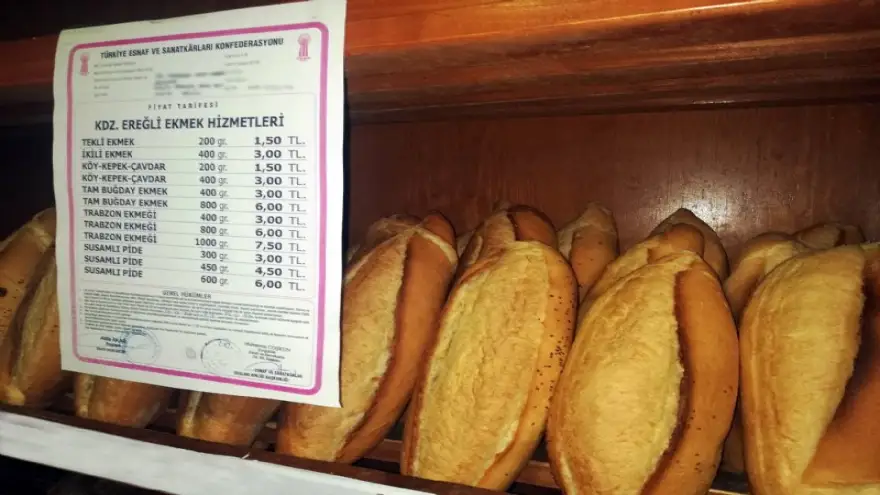 Ereğli'de ekmeğe zam kararı alındı