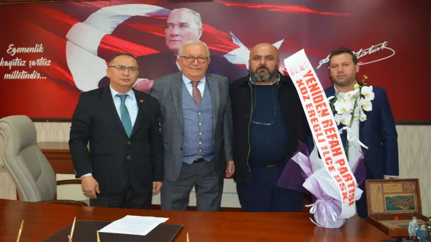 Başkan Posbıyık’a Partiler ve Kızılay’dan ziyaret