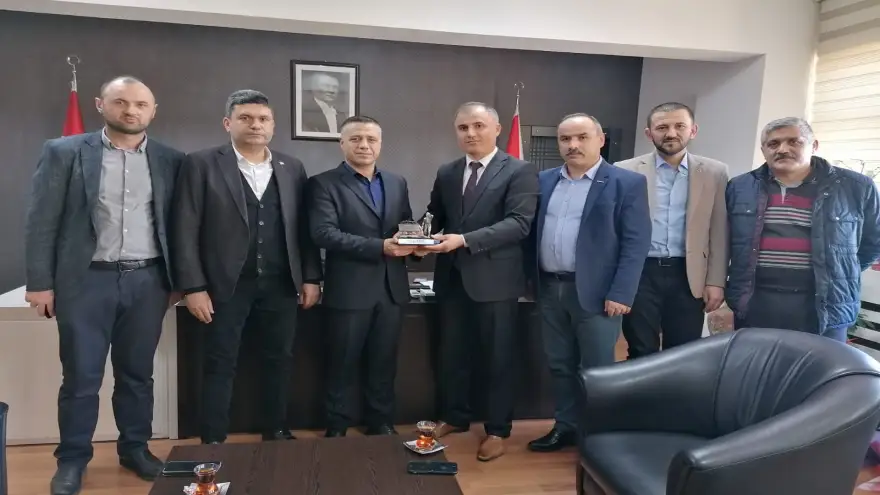 Çelik’e, hayırlı olsun ziyaretinde bulundular...