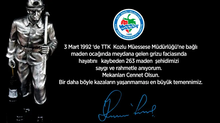 Maden şehitlerimizi saygı ve rahmetle anıyorum