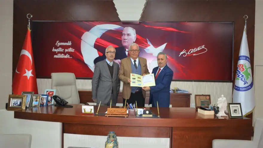 Kdz. Ereğli Belediyesi'ne Teşekkür Belgesi