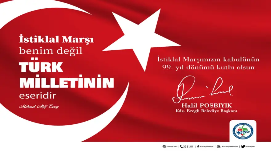 İstiklal Marşının Kabulünün 99. Yılı